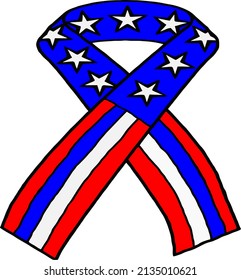 Red White Blue Stars Stripes Ribbon Stock Vector (Royalty Free Red White Blue Stars Stripes Ribbon Stock Vector (Royalty Free