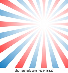 Red white and blue stripes, Sunburst, Star Burst, Memorial day concept