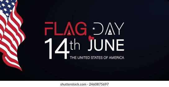 The Red, White, and Blue Stunning Flag Day Art for June 14th