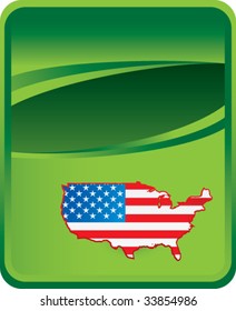 red white and blue united states on classic clean background