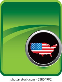 red white and blue united states on classic clean background