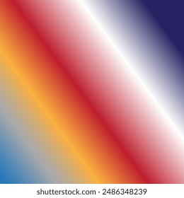 Red, white, blue, yellow and sky blue color combination gradient. Light color liner gradient background design.