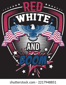 RED WHITE AND BOOM DESIGN