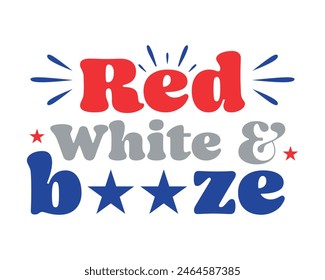 Rot-weiß und Schnaps-Design