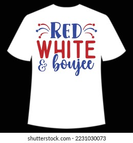 Red white and booze Merry Christmas shirt print template, funny Xmas shirt design, Santa Claus funny quotes typography design