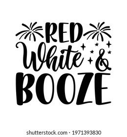 Red White And Booze Vector Arts