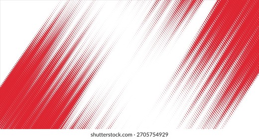 rot-weiß Pinsel Wrap Auto Aufkleber Muster abstrakte Banner sportliche Linien rot-weiß Farbkombination Grunge Pinsel Muster Rennsport-Design, Vektorgrafik.