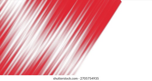 rot-weiß Pinsel Wrap Auto Aufkleber Muster abstrakte Banner sportliche Linien rot-weiß Farbkombination Grunge Pinsel Muster Rennsport-Design, Vektorgrafik.