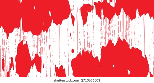 rot und weiß Pinsel Wrap Auto Aufkleber Muster abstrakte Banner sportliche Linien rot und weiß Farbkombination Grunge Pinsel modernes Muster Motorsport Rennen.