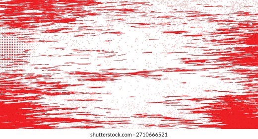 vermelho e branco escova envoltório carro padrão adesivo. ilustração.