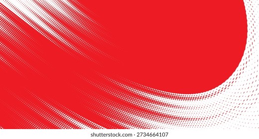 Rojo y blanco Brush Wrap Car Sticker Pattern Anuncio abstracto Líneas deportivas Combinación de color rojo y blanco Grunge Brush Pattern Racing Motorsport Design.