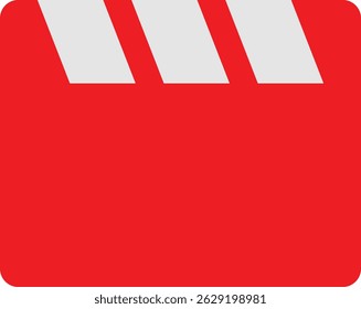 Diseño de icono de forma de calendario rojo y blanco eps 10.