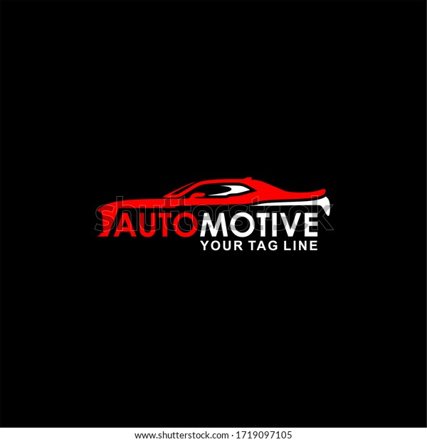 red and white car\
automotive logo