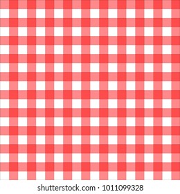 red and white checkered pattern made to look like gingham