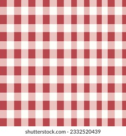 red and white checkered picnic tablecloth