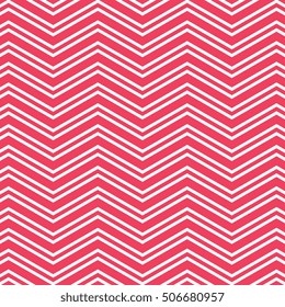 Red and White Chevron Pattern Background