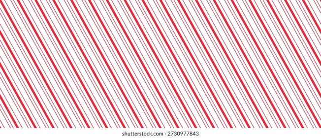 Bastón de caramelo sin patrón de Navidad rojo y blanco