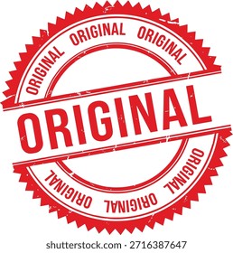 A red and white circular stamp with the word ORIGINAL repeated around the edge and prominently in the center.