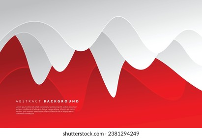 red and white color gradient abstract background