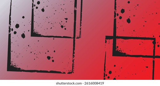red and white color pattern gradient grunge texture background. Dots pop art comics sport style vector good simple modern abstract art