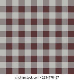 Red and white color scotch pattern