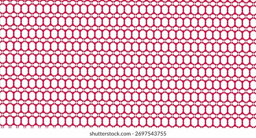 Patrón de gingham o vichy diagonal rojo y blanco. Diseño textil. Mantel tradicional, picnic a cuadros, servilleta de cesta, toalla o pañuelo de impresión. Fondo a cuadros. Ilustración plana de Vector.