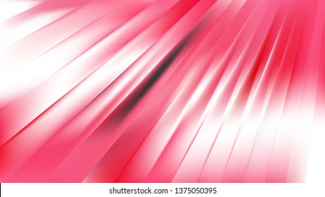 Red and White Diagonal Lines Background