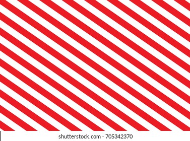 Red and White Diagonal Stripes