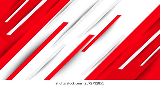 red and white diagonal stripes background. great for corporate banner,