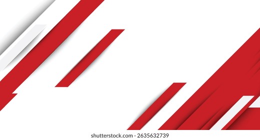 red and white diagonal stripes background. great for corporate banner, presentation, journal report cover, business poster. modern background