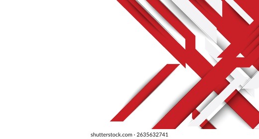 red and white diagonal stripes background. great for corporate banner, presentation, journal report cover, business poster. modern background