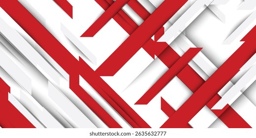 red and white diagonal stripes background. great for corporate banner, presentation, journal report cover, business poster. modern background