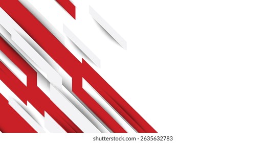 red and white diagonal stripes background. great for corporate banner, presentation, journal report cover, business poster. modern background