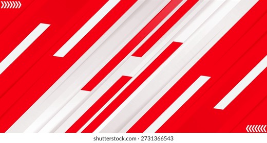 red and white diagonal stripes background. great for corporate banner, presentation, journal report cover, business poster.vector illustration.     