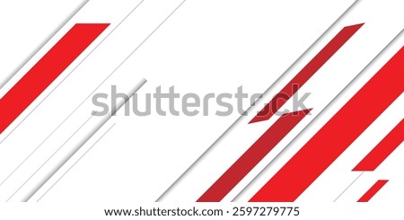red and white diagonal stripes background. great for corporate banner, presentation, journal report cover, business poster.