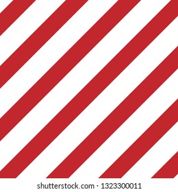 red and white diagonal stripes caution plate sign