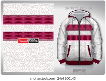 red white diagonal stripes pattern design, illustration, textile background for sports t-shirt, football jersey shirt mockup for football club. consistent front view