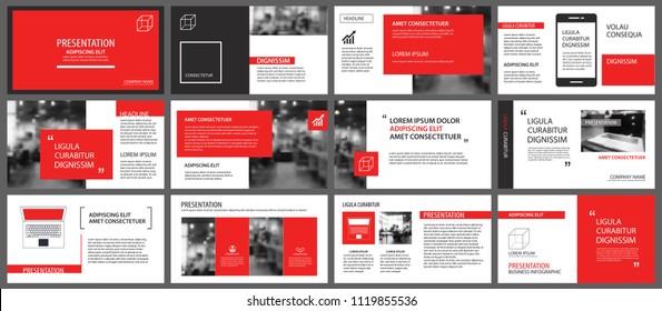 Elemento vermelho e branco para infográfico slide em fundo. Modelo de apresentação. Use para relatório anual de negócios, flyer, marketing corporativo, folheto, publicidade, folheto, estilo moderno.