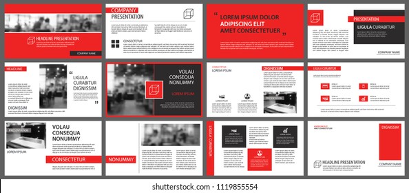 Red and white element for slide infographic on background. Presentation template. Use for business annual report, flyer, corporate marketing, leaflet, advertising, brochure, modern style.