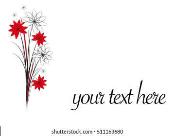 red and white flower bouquet
