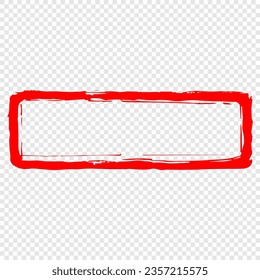 red and white frame for your text