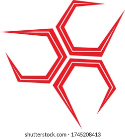 RED AND WHITE GAMING LOGO