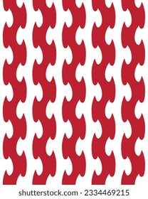 Patrones abstractos geométricos rojos y blancos