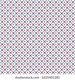 red and white geometric pattern
