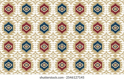 Red and white geometric patterns, diamond grid patterns and floral patterns, symmetrical and intricate. The use of contrasting colors makes the patterns eye-catching and interesting.