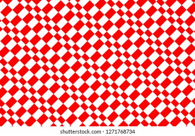 Red and white Gingham pattern.Texture from rhombus for - plaid,tablecloths,clothes,shirts, dresses,paper,bedding,blankets,quilts and other textile products.Vector illustration.EPS-10.