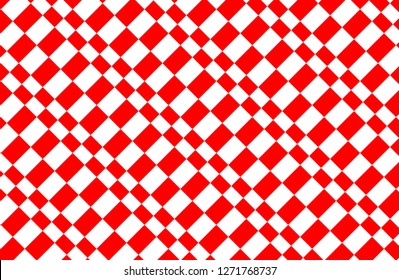 Red and white Gingham pattern.Texture from rhombus for - plaid,tablecloths,clothes,shirts, dresses,paper,bedding,blankets,quilts and other textile products.Vector illustration.EPS-10.