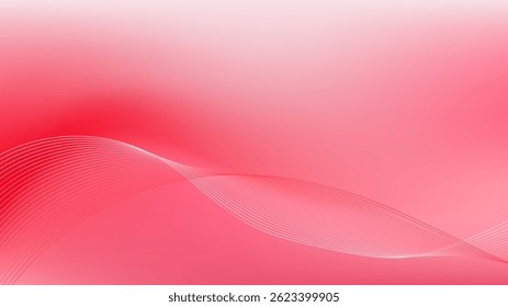 Fundo abstrato de malha de gradiente branco vermelho com linhas onduladas agradável para papel de parede ou banner