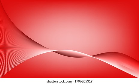 Red and white gradient mesh background with blended lines nice for wallpaper and banner