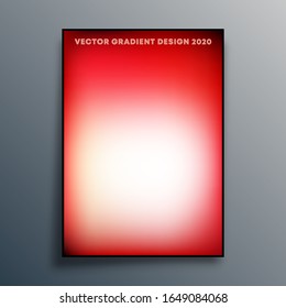 Red and white gradient texture background design for poster, wallpaper, flyer, brochure cover, typography or other printing products. Vector illustration.